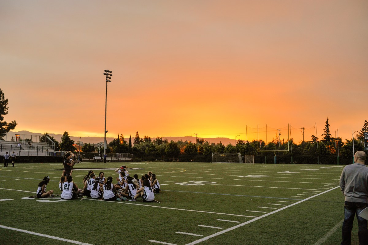 womens lacrosse action