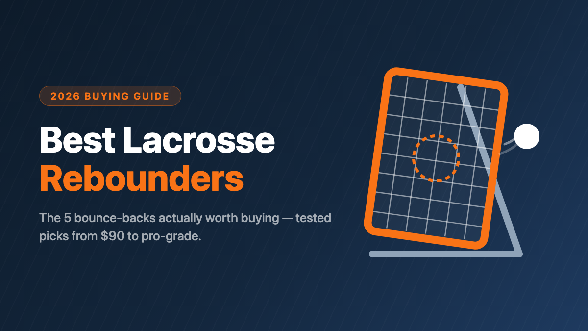 Best lacrosse rebounders 2026 buying guide — illustrated rebounder with net and ball