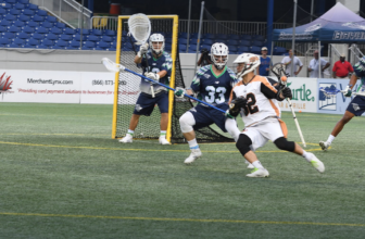 Best Lacrosse Gloves — lacrosse action photograph