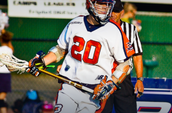 Best Shoulder Pads — lacrosse action photograph