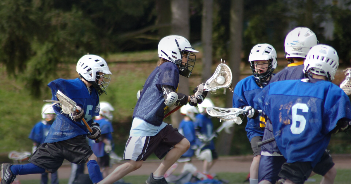 Best Youth Sticks — lacrosse action photograph